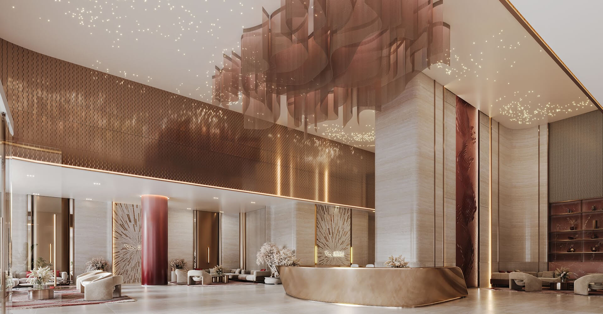 Лобби Binghatti Skyblade